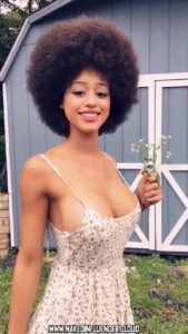 Stormi Maya Blonde Brown Eyes Female Beauty Ebony Nudes